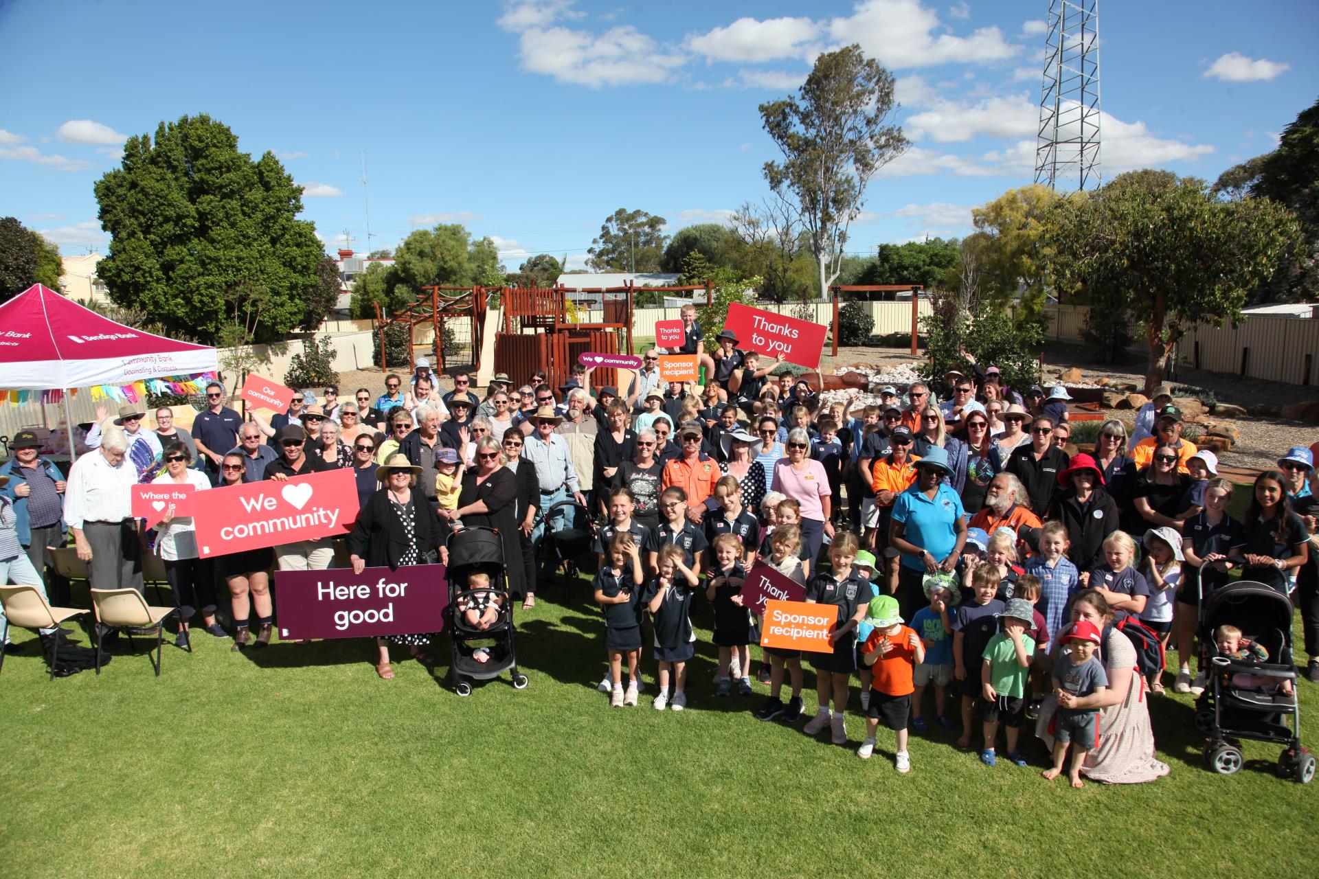 Anstey Park Opening - Group Photo