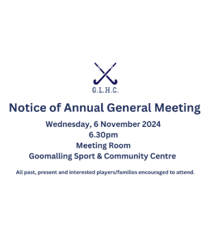 G.L.H.C Notice of AGM