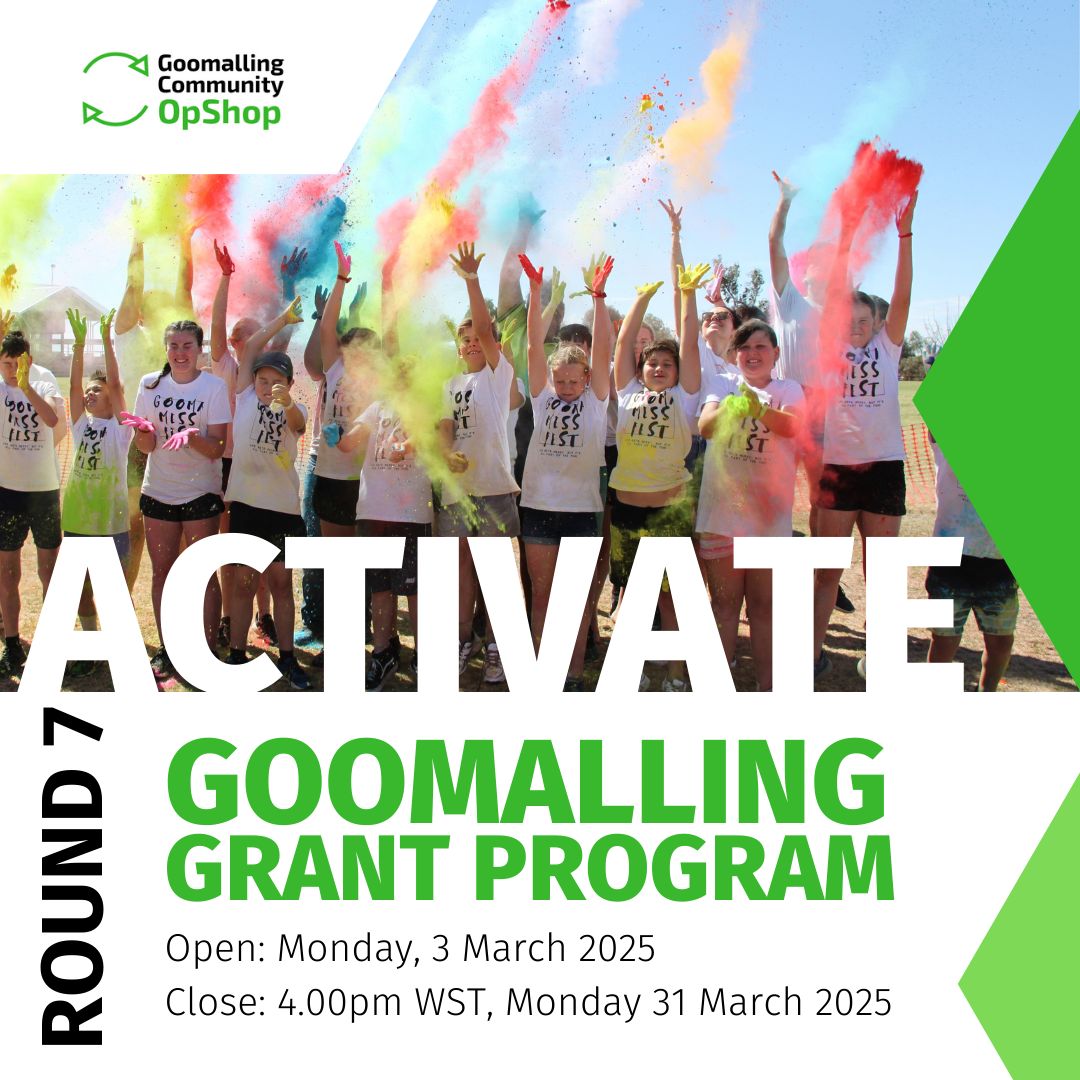 Activate Goomalling Grant Program 2025 – Round 7